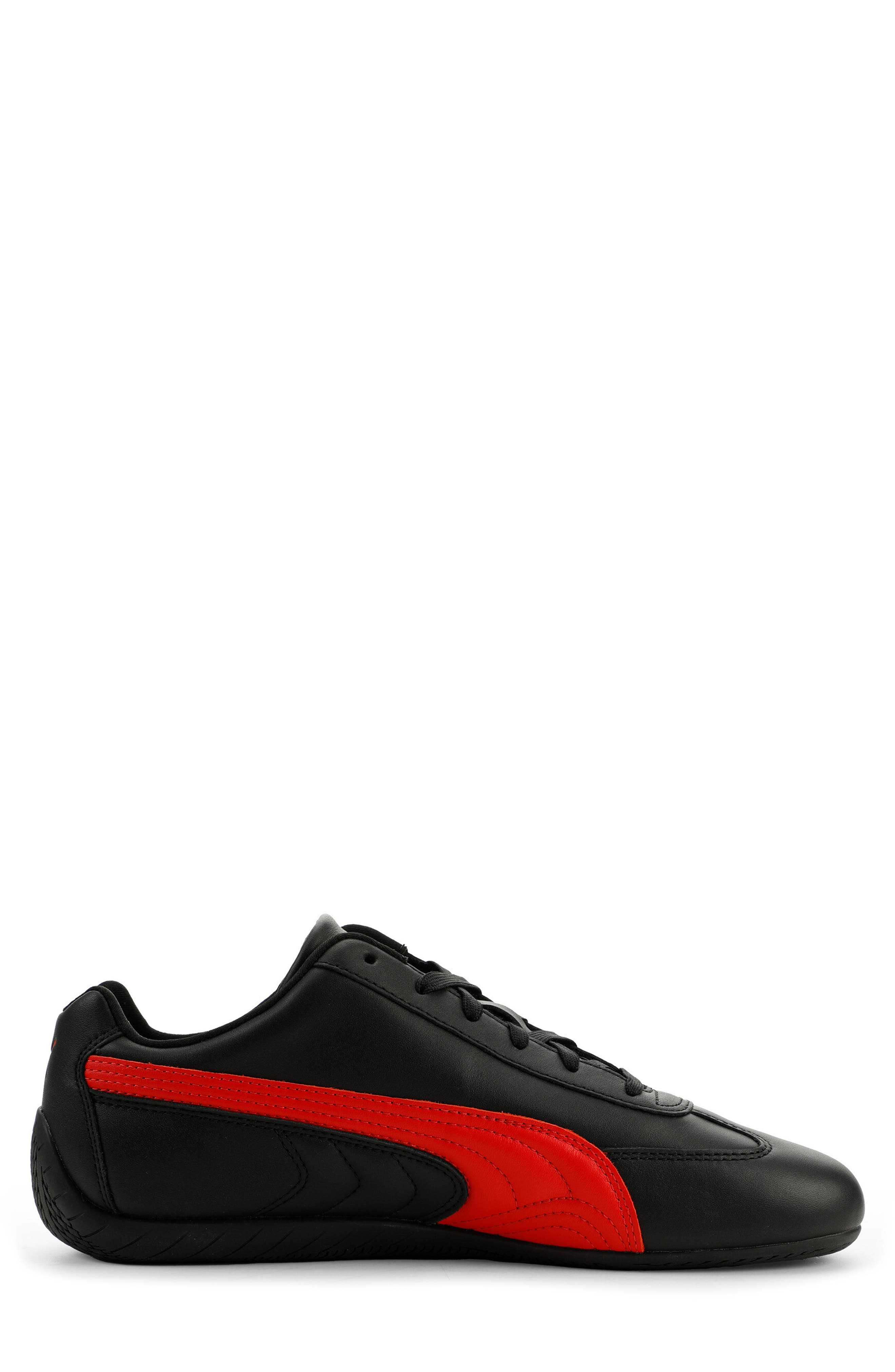 PUMA Speedcat Leather Sneaker, Alternate, color, Black Red