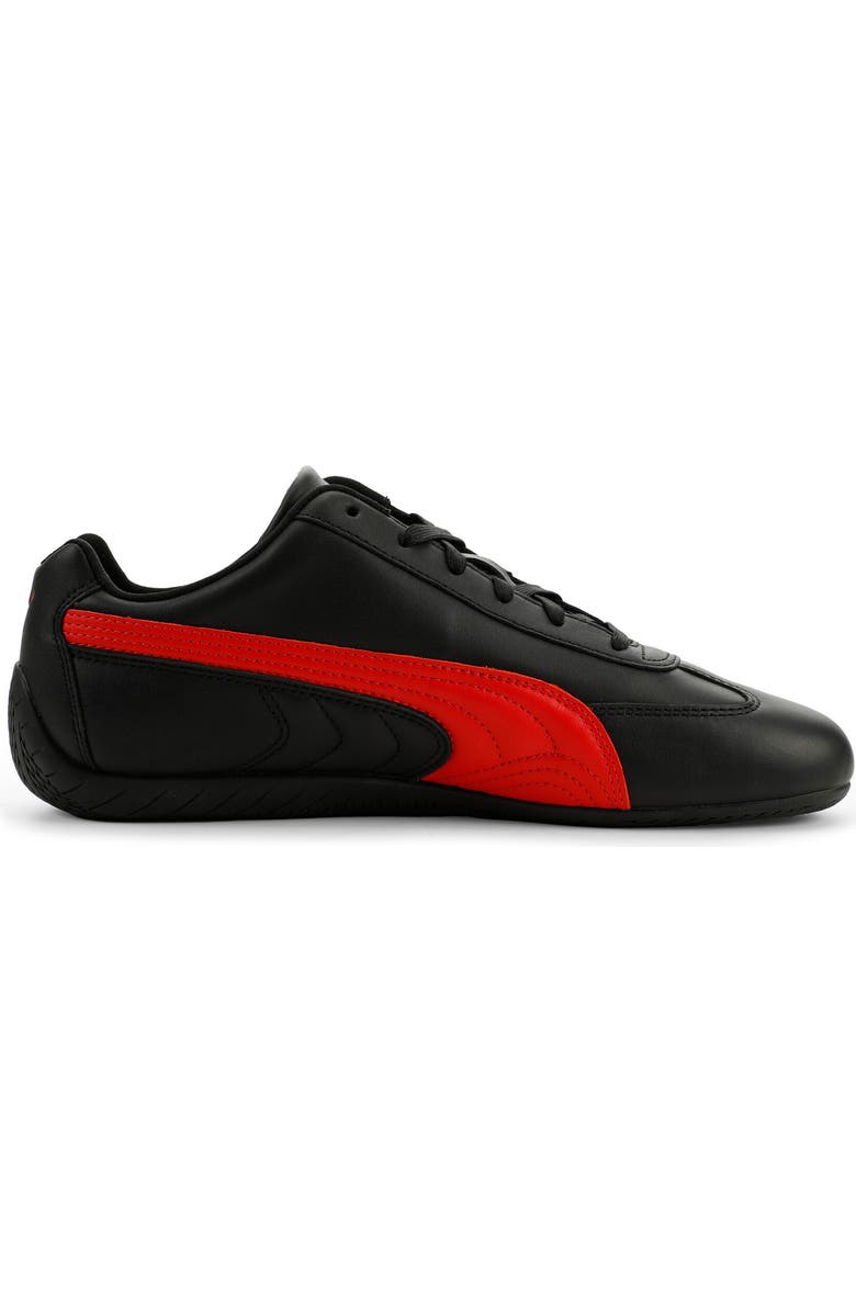 PUMA Speedcat Leather Sneaker, Alternate, color, Black Red