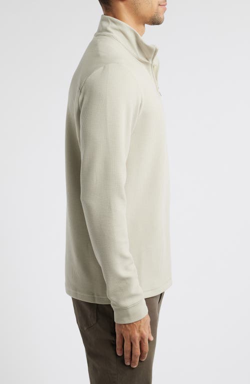 Free Fly Waffle Quarter Zip Pullover In Neutral