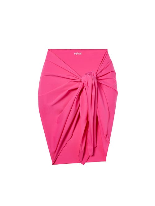 Stylest Dreamsculpt Swim Sarong In Pink