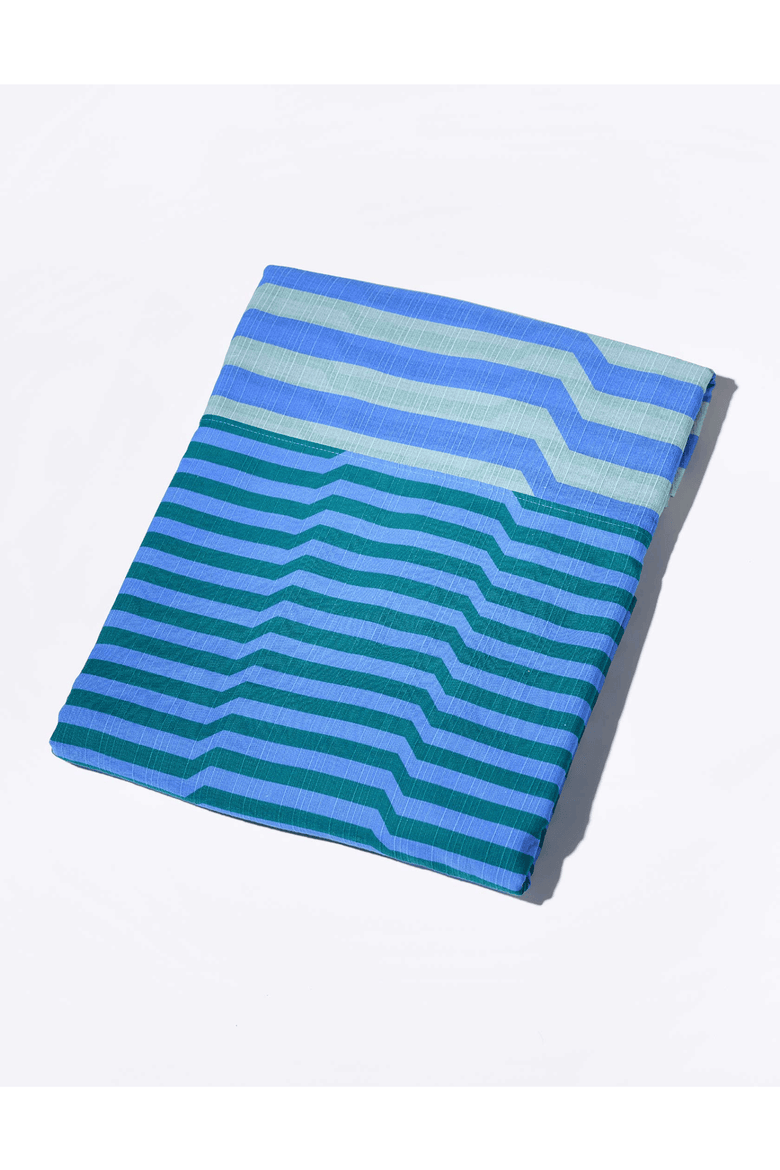 Stripe Tablecloth Reversible, Alternate, color, MARINE