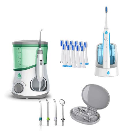 Water Flosser & Sonic Toothbrush with UV Sanitizer