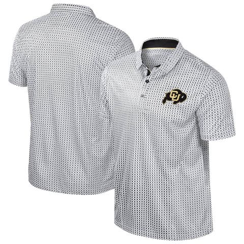 Men's Colosseum Black Colorado Buffaloes Big & Tall Marty Rival Polo