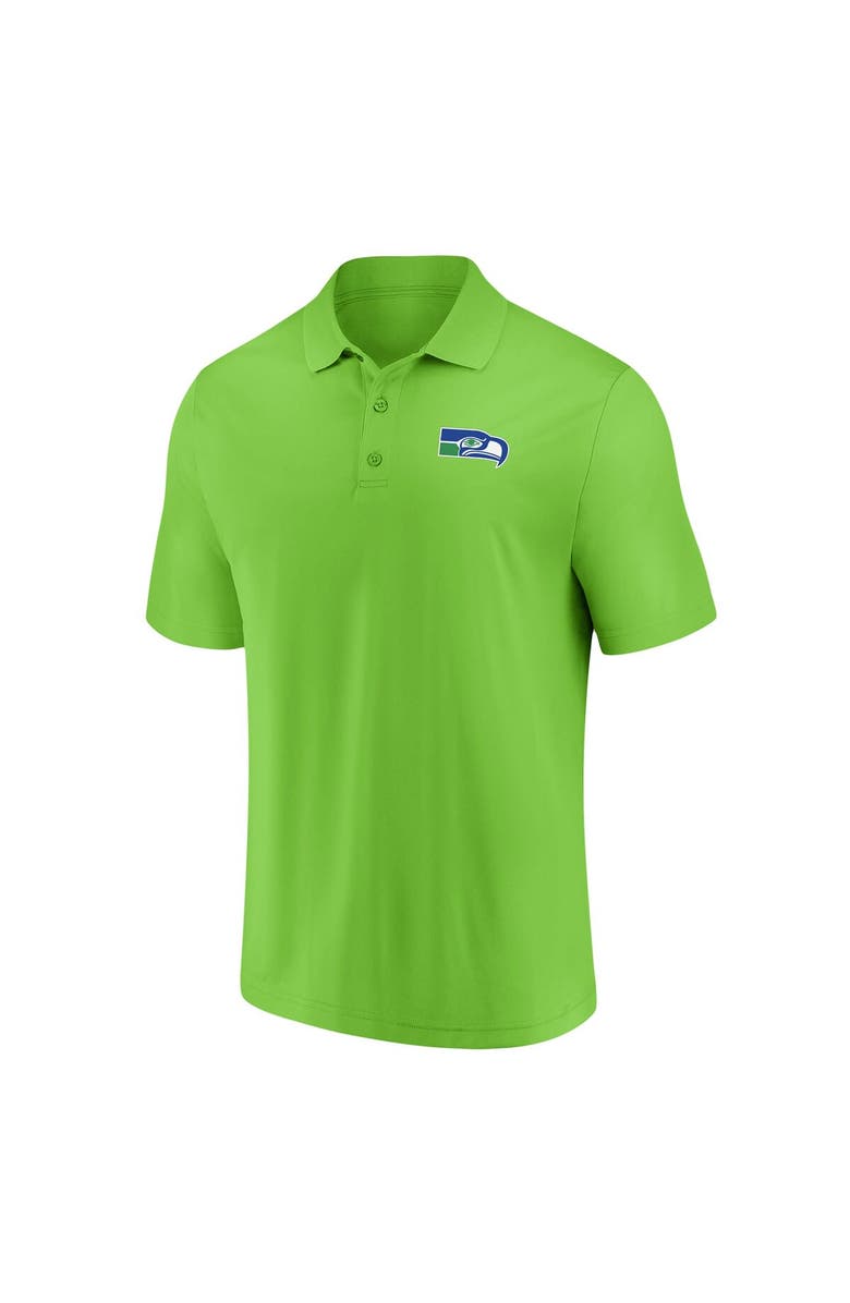 FANATICS Men's Fanatics Branded Neon Green Seattle Seahawks Component Polo, Alternate, color, Neon Green