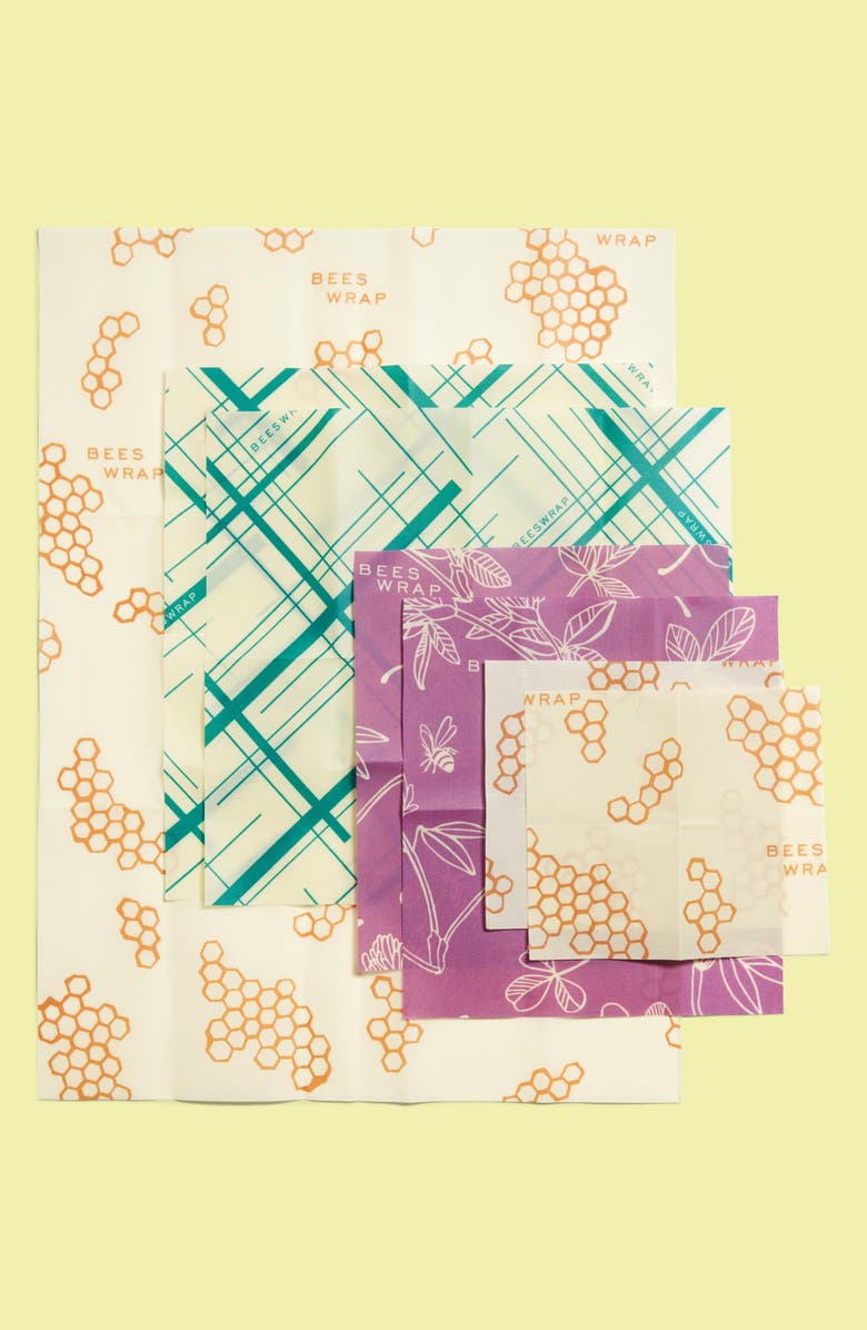 Bee's Wrap Food Storage Wraps Variety Pack, Main, color, 