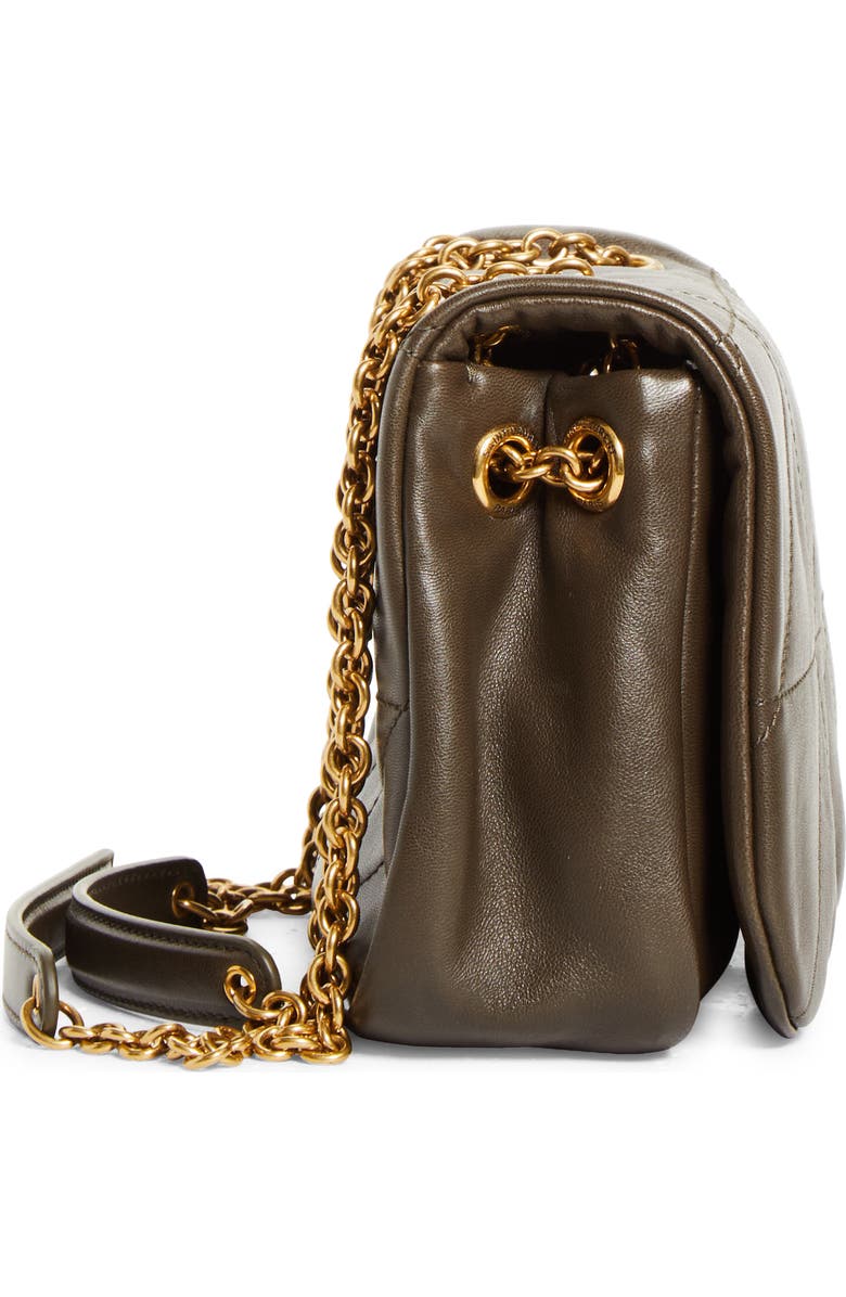 Saint Laurent Mini Jamie 4.3 Patchwork Leather Shoulder Bag, Alternate, color, Light Musk