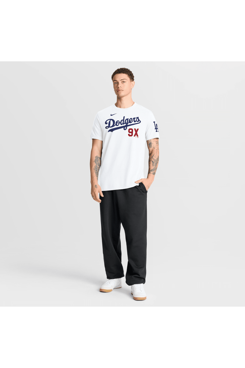 Men's Nike White Los Angeles Dodgers 9X Champs T-Shirt (Men