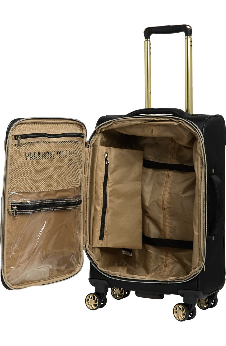 Kenneth Cole Chelsea 20-Inch Quilted Expandable Suitcase, Alternate, color, Black