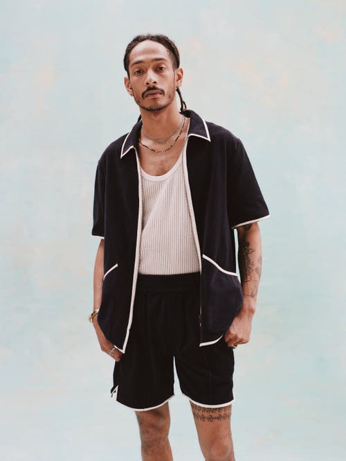 Tombolo 'standard Issue' Cabana Shorts In Midnight Blue