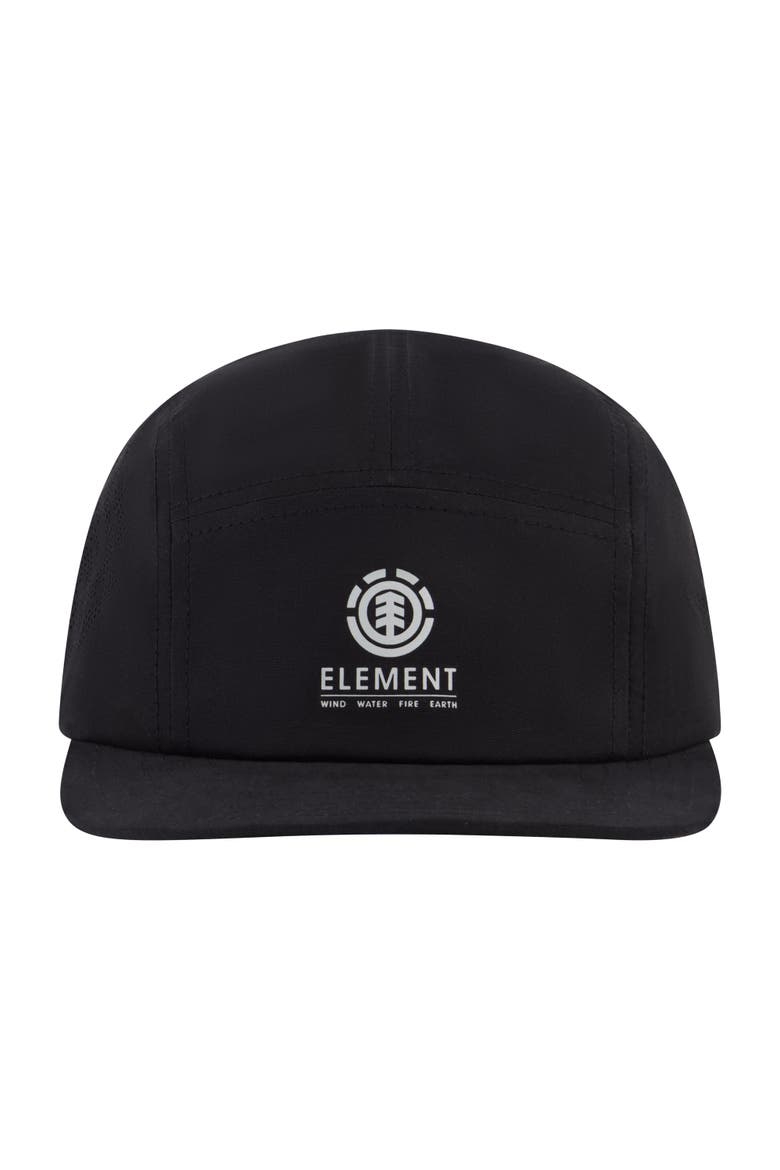 Soft Poly Twill Camper Cap Athletic 5-Panel Style, Alternate, color, BLACK