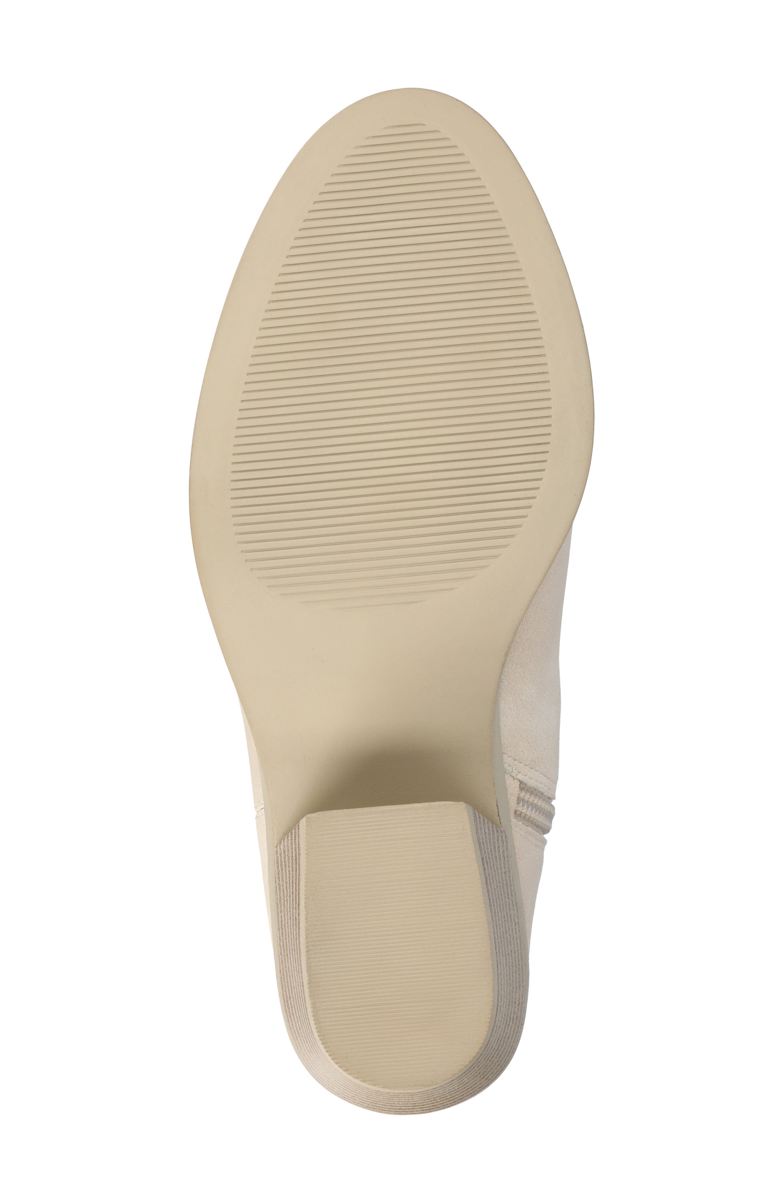 Eyelet Block Heel Bootie, Alternate, color, TAUPE