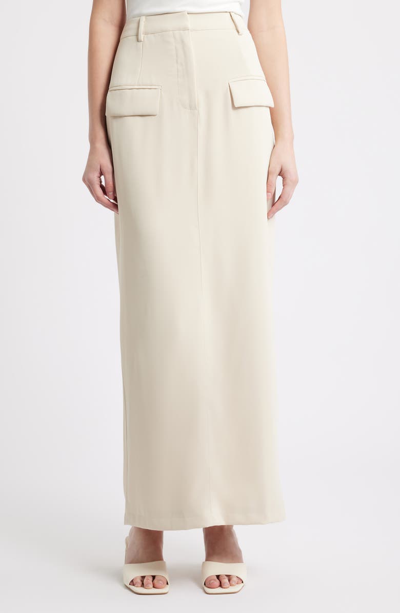 Odd Muse The Ultimate Muse Maxi Trouser Skirt, Main, color, Oat