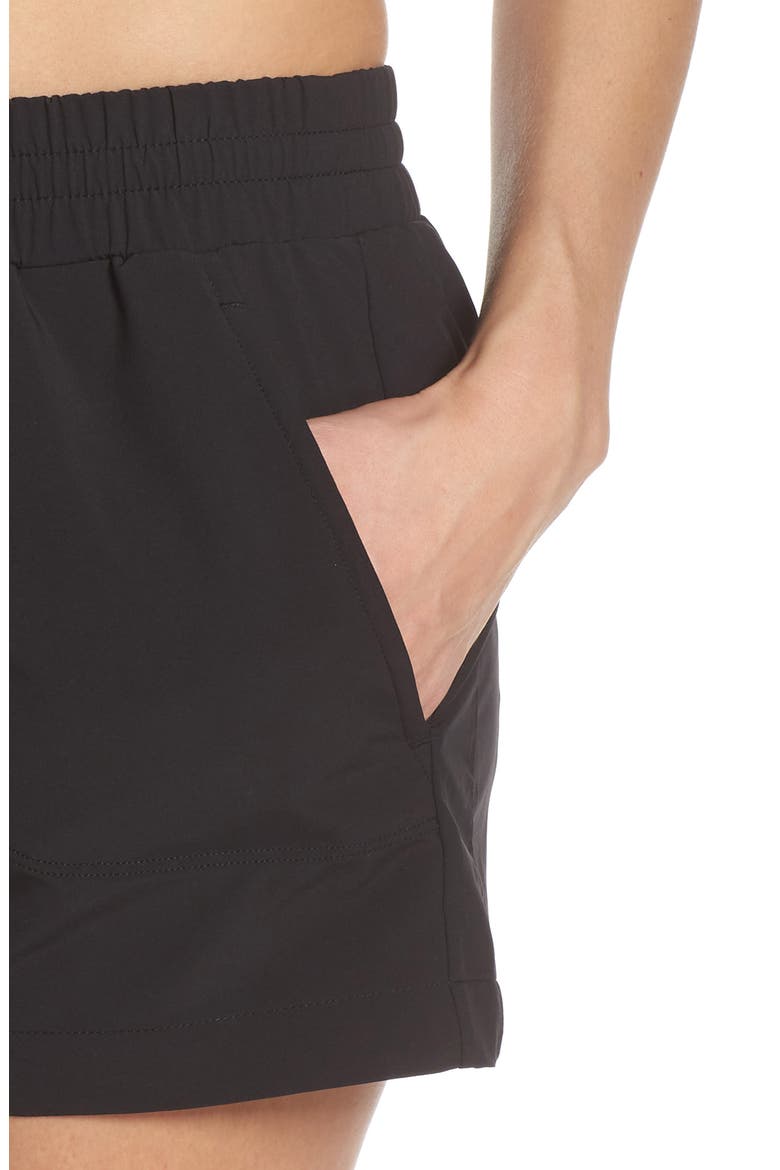 Community Canyon Shorts, Alternate, color, BLACK