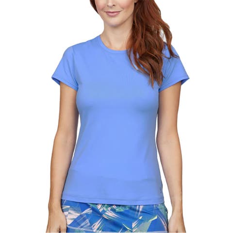 UV Colors Short Sleeve Womens Tennis Shirt
