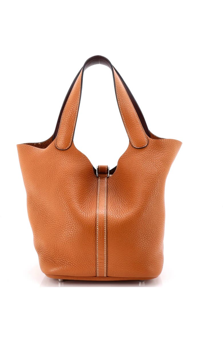 Pre-Owned Hermes Eclat Picotin Lock Bag Clemence MM, Alternate, color, Toffee