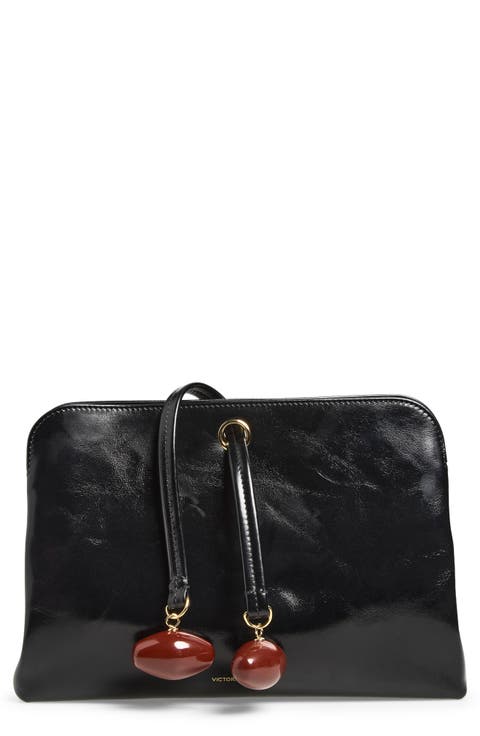 Kizette Leather Clutch