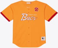 Mitchell & Ness Men's Mitchell & Ness Orange Tampa Bay Buccaneers Head Coach Mesh Full-Button Fashion Jersey