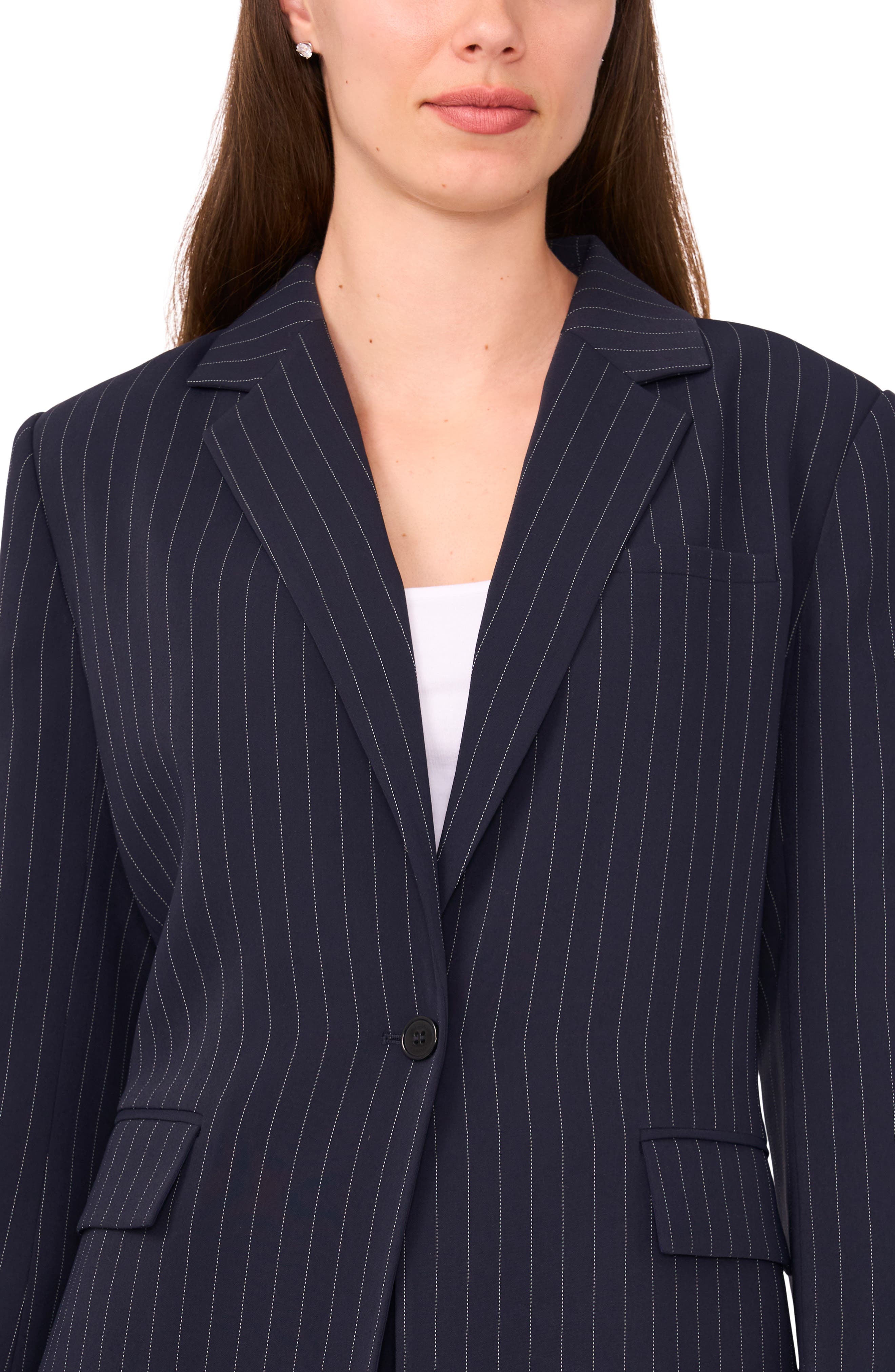 Blazer Rose à Carreaux Halogen Taille S - Occasion Très Bon état, 100% Coton, Longueur Hanches