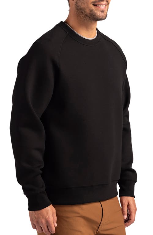 Cutter & Buck Roam Crewneck Pullover In Black