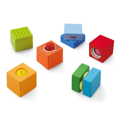 Fun with Sounds Wooden Discovery Blocks for Toddlers with Acoustic Sounds, Toddler Toys for Preschool Learning Activities