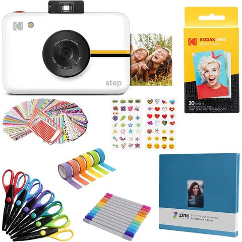 Step Instant Camera Bundle with Zink & Album