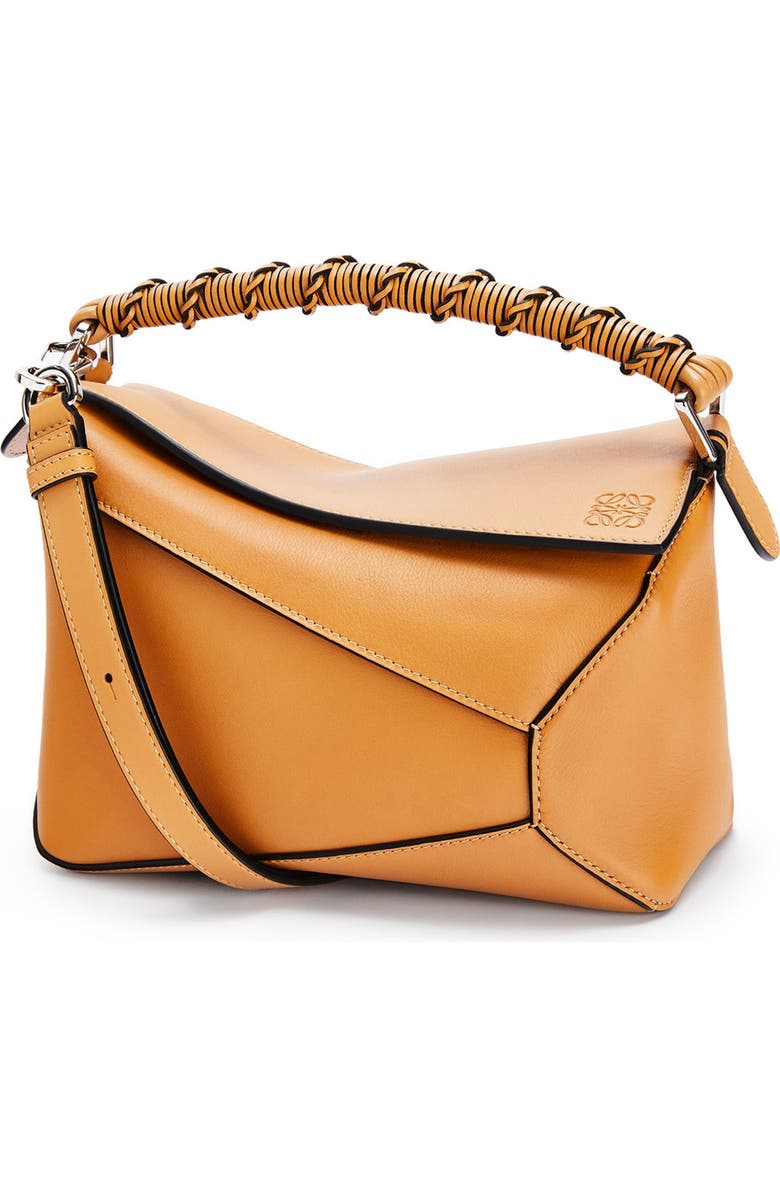 Loewe Small Puzzle Edge Leather Shoulder Bag, Main, color,
