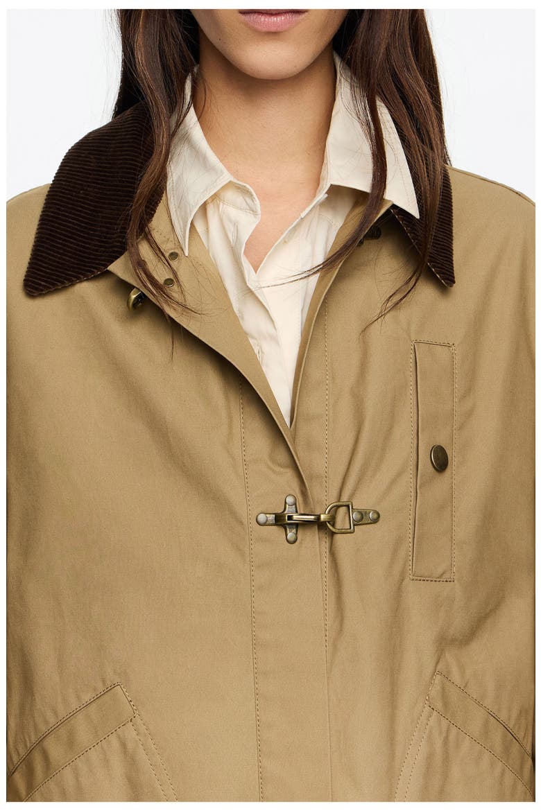 Maxi Length Trench, Alternate, color, KHAKI