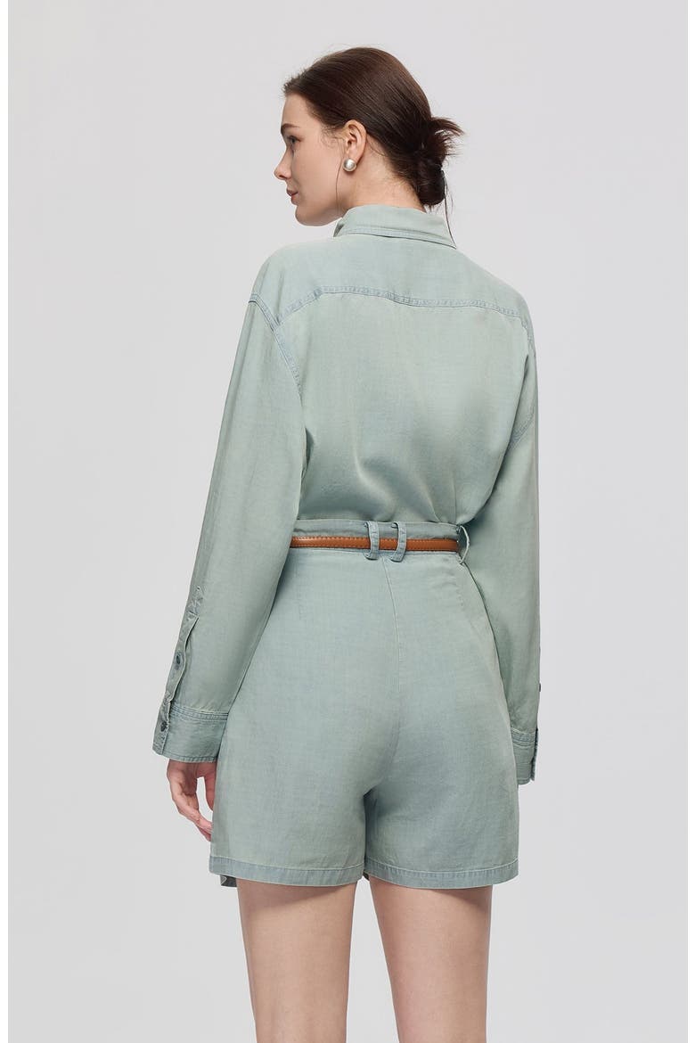 Lyricist Pleated Shorts, Alternate, color, Chambray Blue