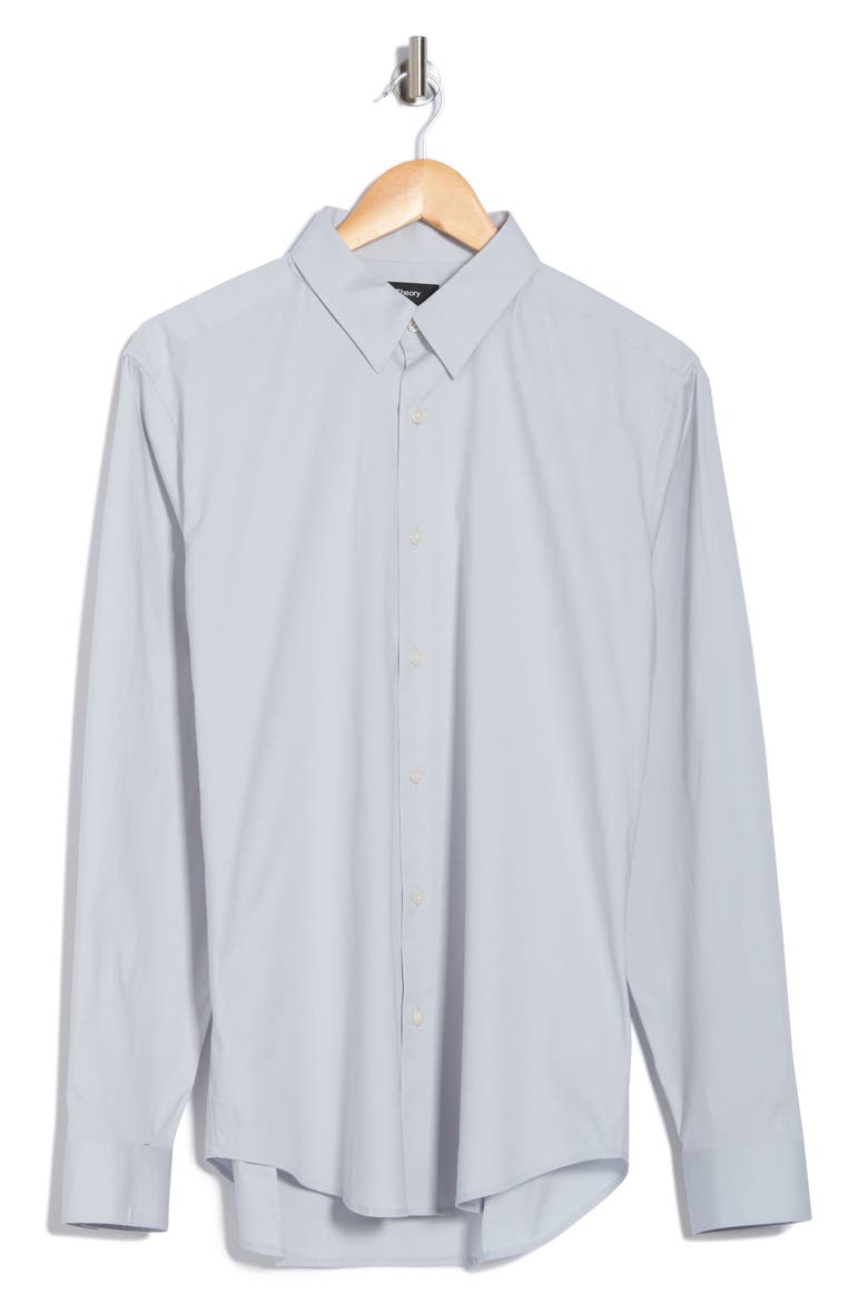 Sylvain Poplin Shirt, Alternate, color, ARCLIGHT