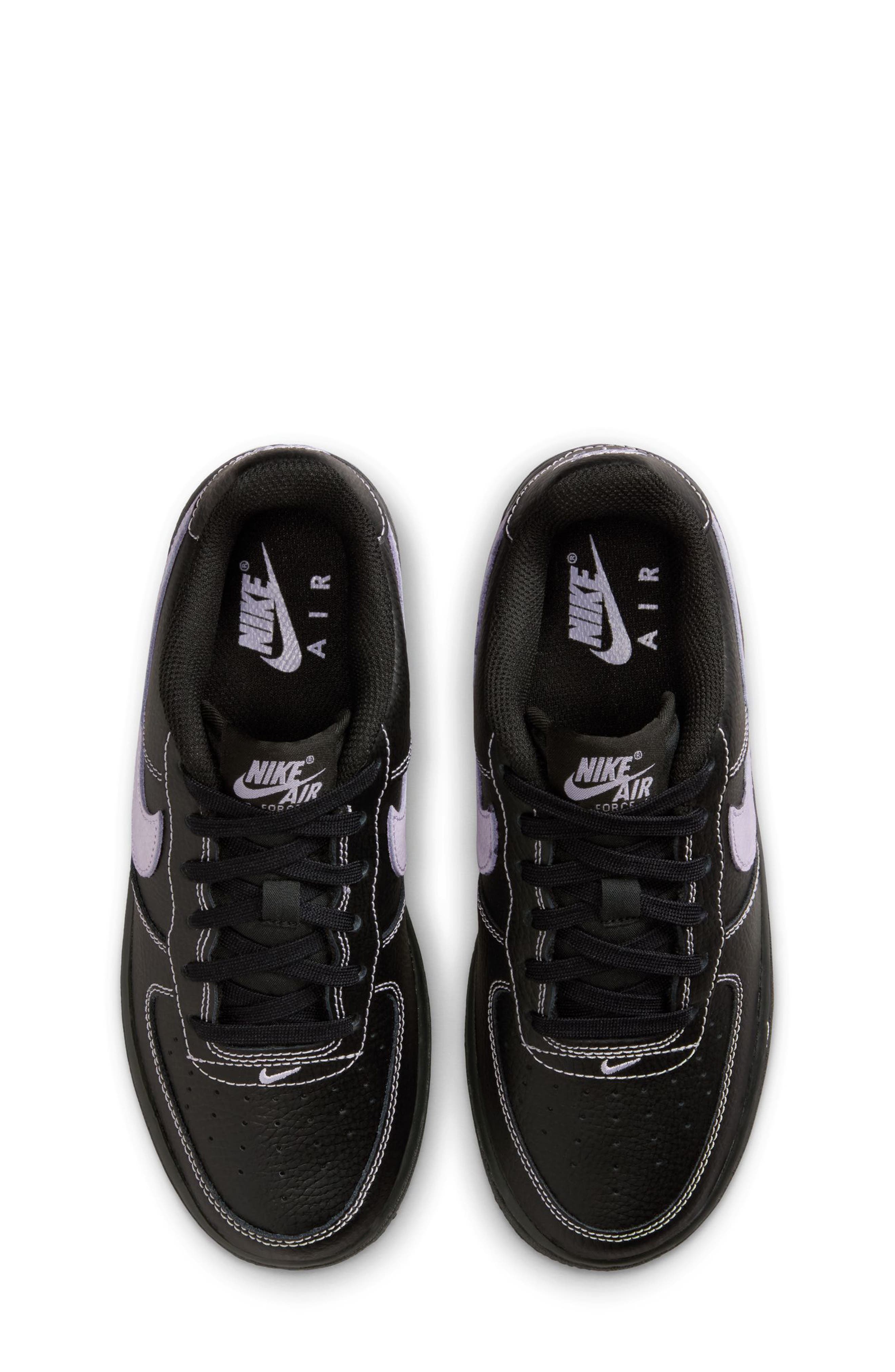 Nike Air Force 1 LV8 4, Alternate, color, Black/ Hydrangeas