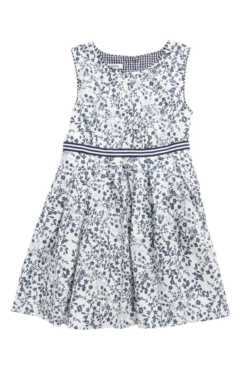 Nordstrom Kids' Ditsy Floral Cotton Sundress, Main, color, 