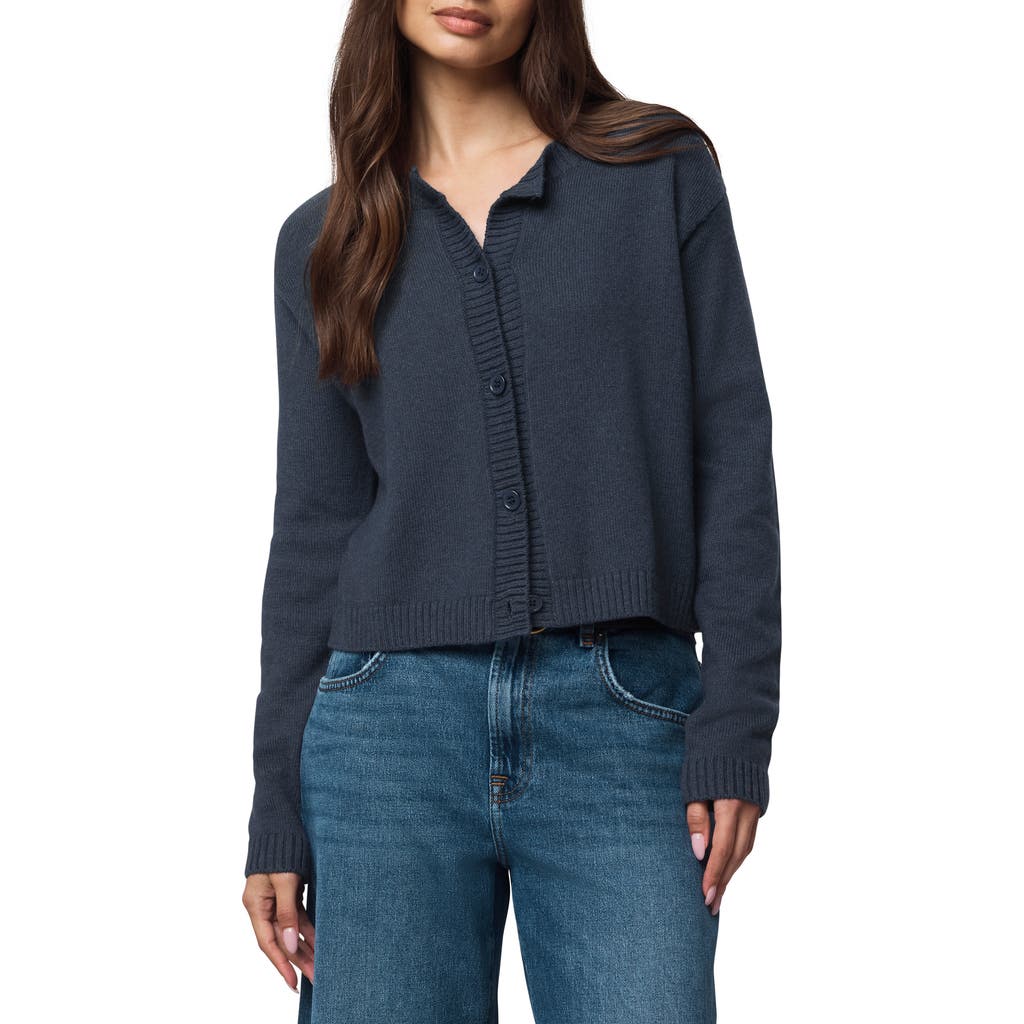 Splendid Cropped Cardigan In Blue
