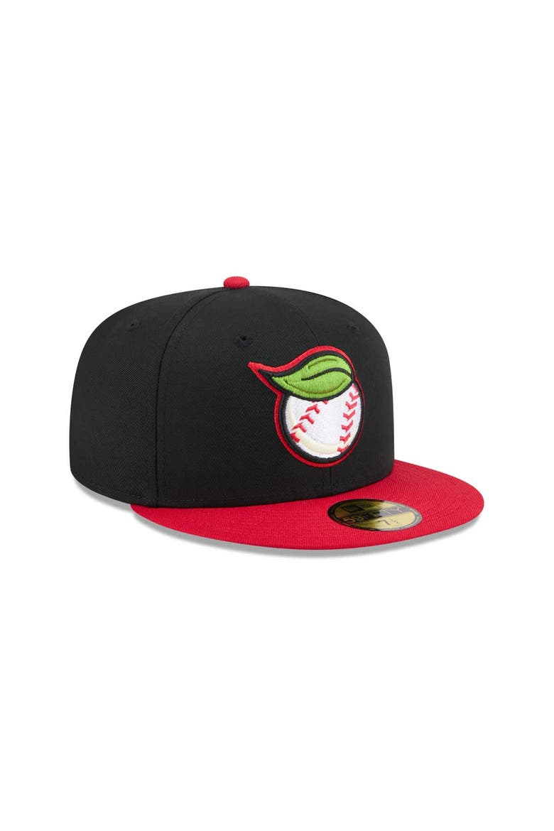 Men's New Era  Black Fresno Grizzlies Theme Nights 59FIFTY Fitted Hat, Alternate, color, Black