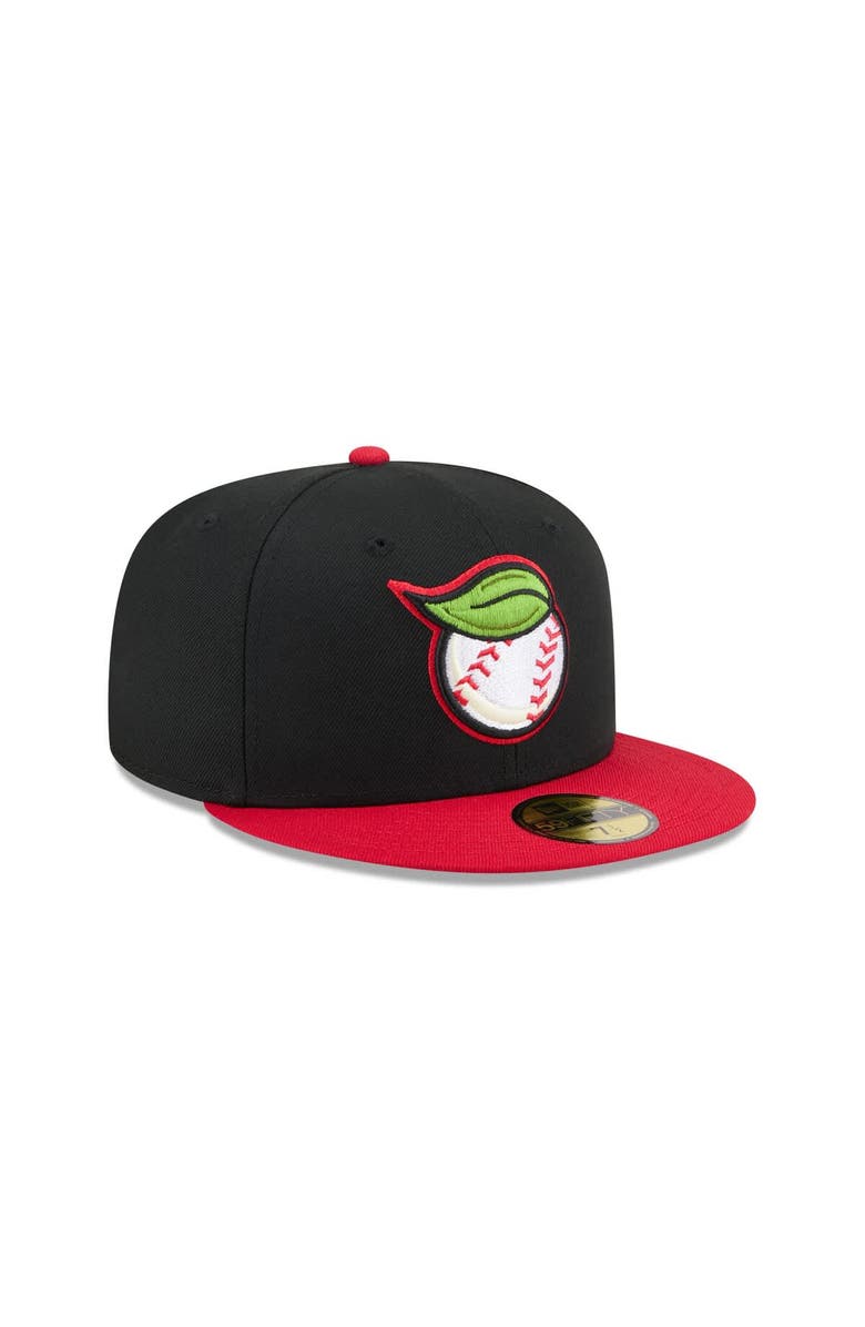 New Era Men's New Era Black Fresno Grizzlies Theme Nights 59FIFTY Fitted Hat, Alternate, color, Black