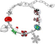 Donatello Gian Snow-Flake Christmas Charm Bracelet