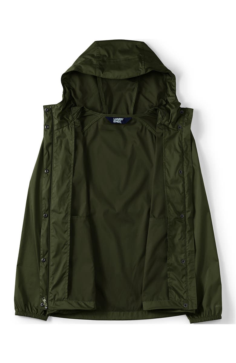 Lands' End Packable Water Resistant UPF 50 Windbreaker Jacket, Alternate, color, 