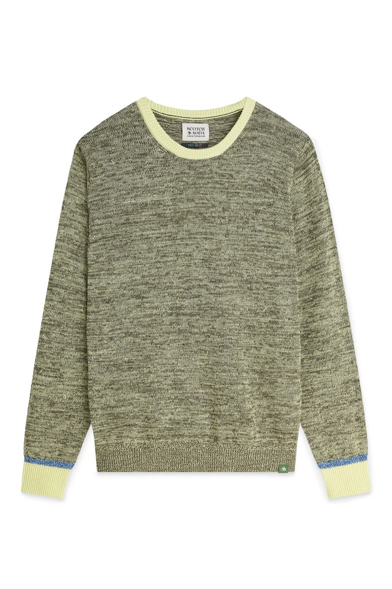 Regular Fit Melange Cotton Pullover, Alternate, color, GREY DAWN