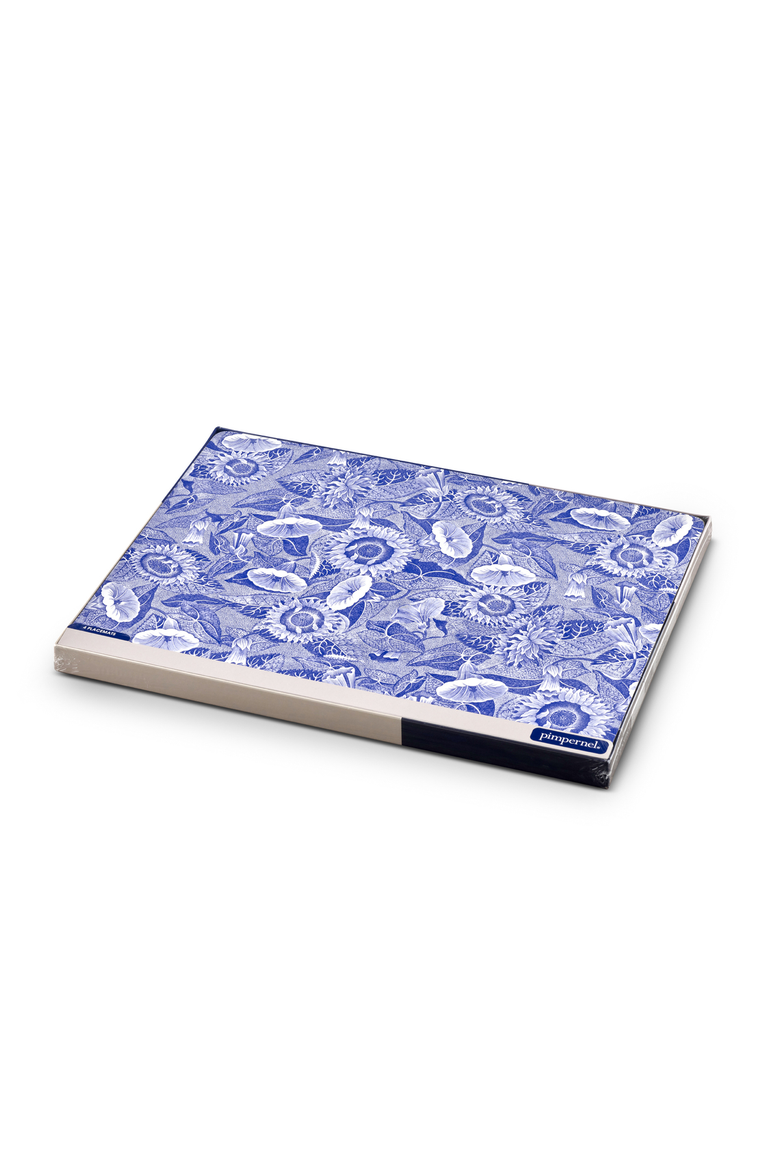 Blue Room Set of 4 Cork Back Placemats, Alternate, color, Blue Room