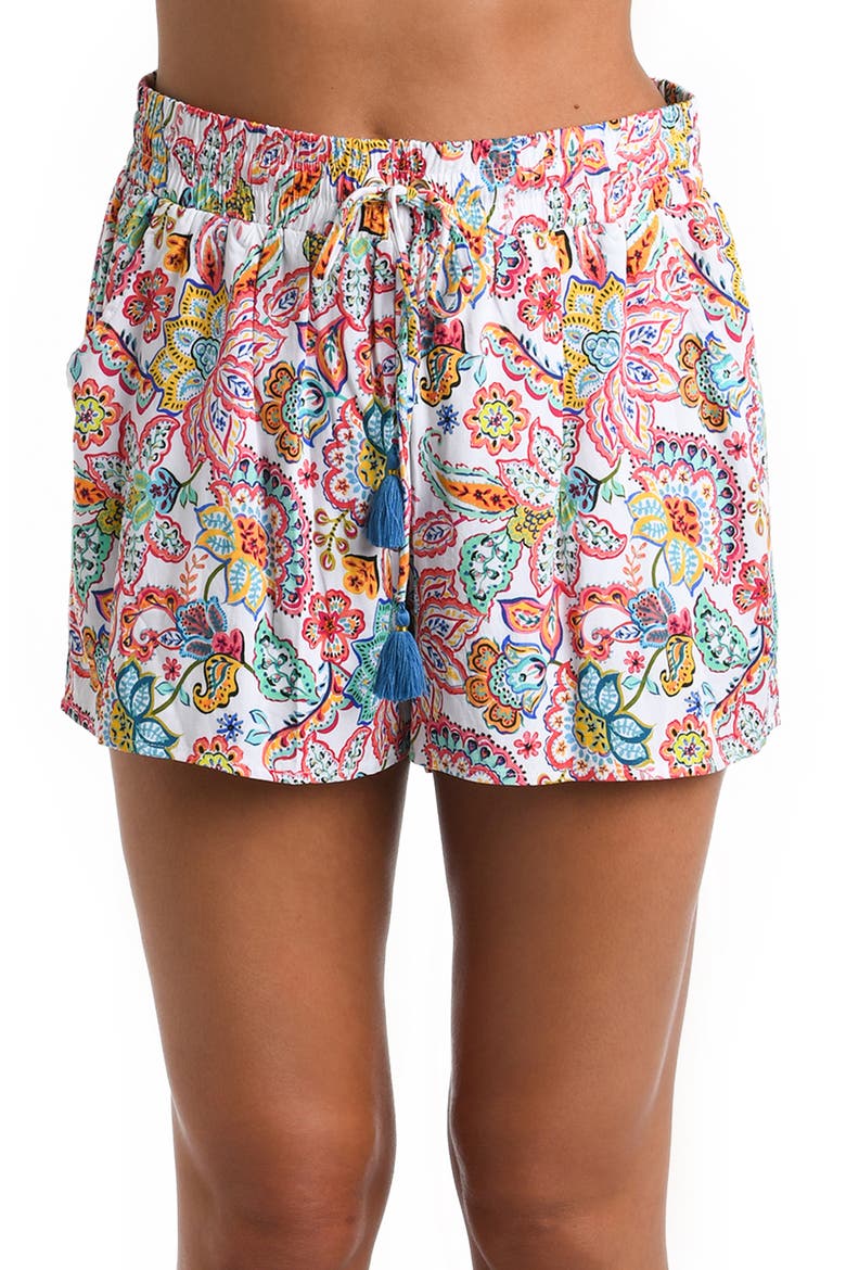 Cover-Up Beach Shorts, Main, color, MULTI