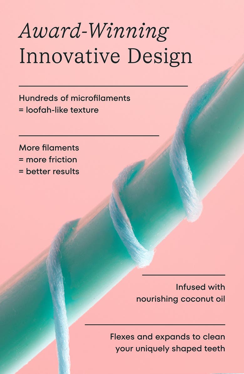 COCOLAB Cocofloss Refillable Lychee Breeze Dental Floss, Alternate, color,