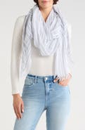 Vince Stripe Cotton Scarf