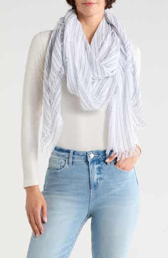 Stripe Cotton Scarf