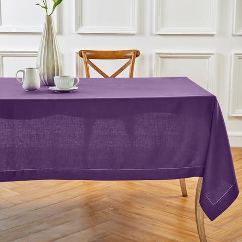 Linen Tablecloth - Classic Hemstitch