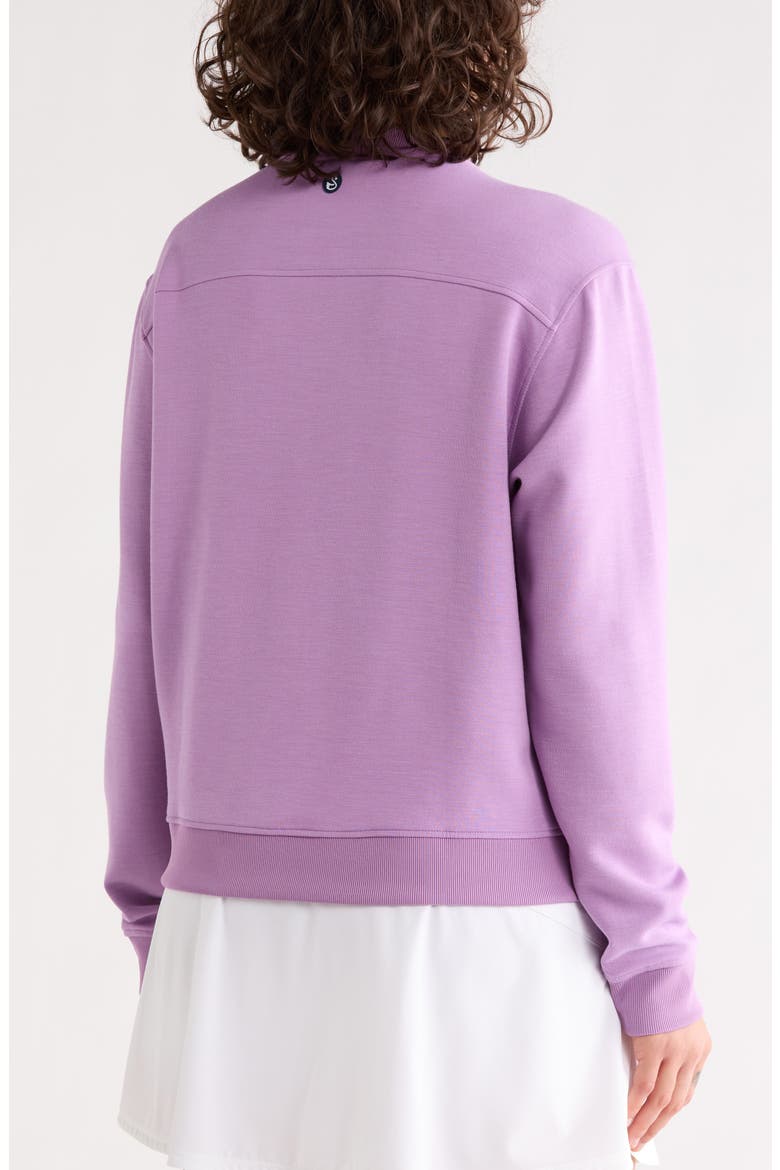 Margaret Performance Sweatshirt, Alternate, color, VIOLET