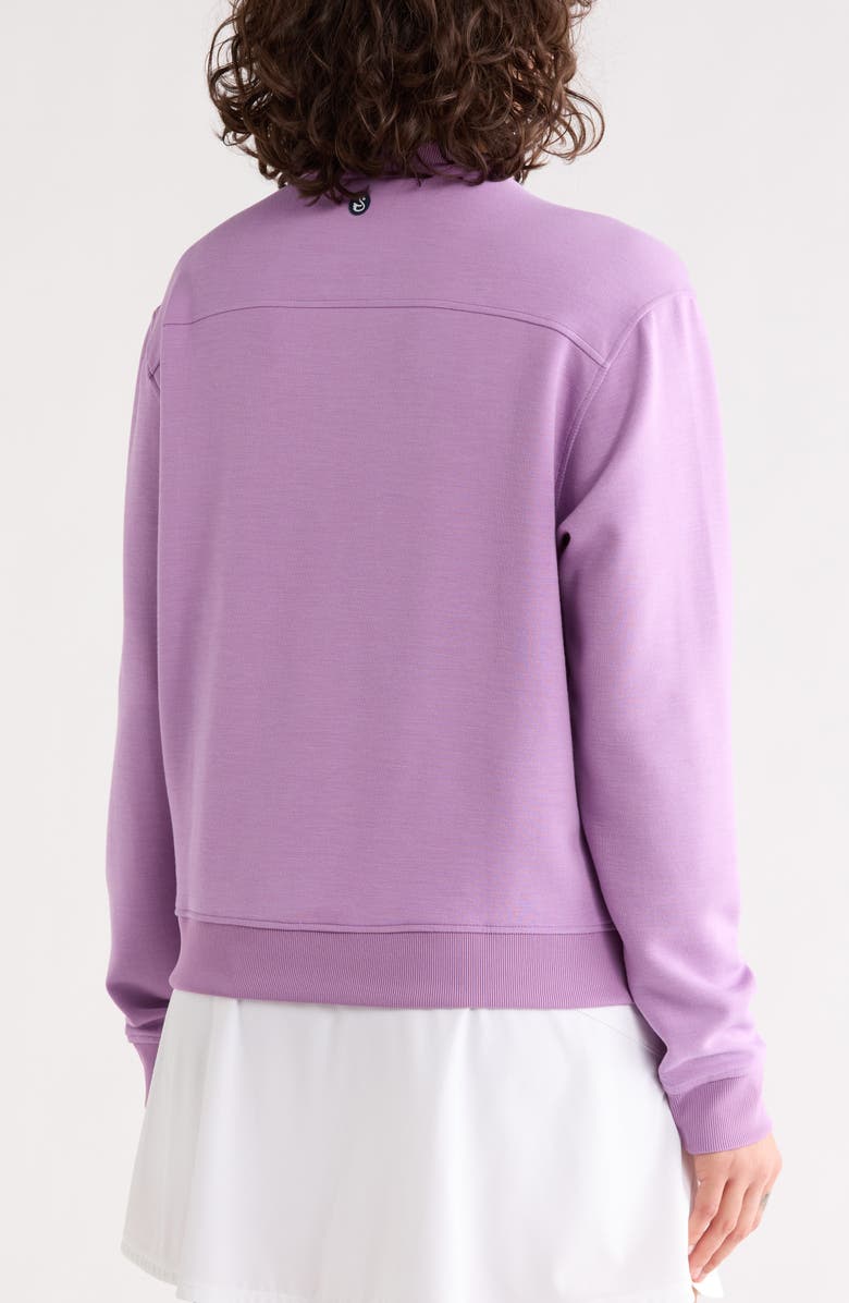 Swannies Margaret Performance Sweatshirt, Alternate, color, Violet