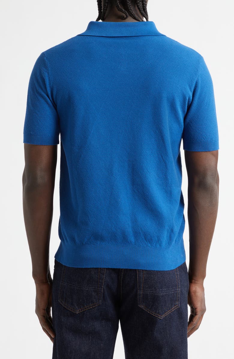 Boglioli Garment Dyed Cotton Polo, Alternate, color, Royal Blue