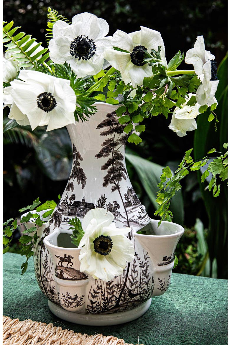 Country Estate 11" Tulip Vase, Alternate, color, FLINT GREY