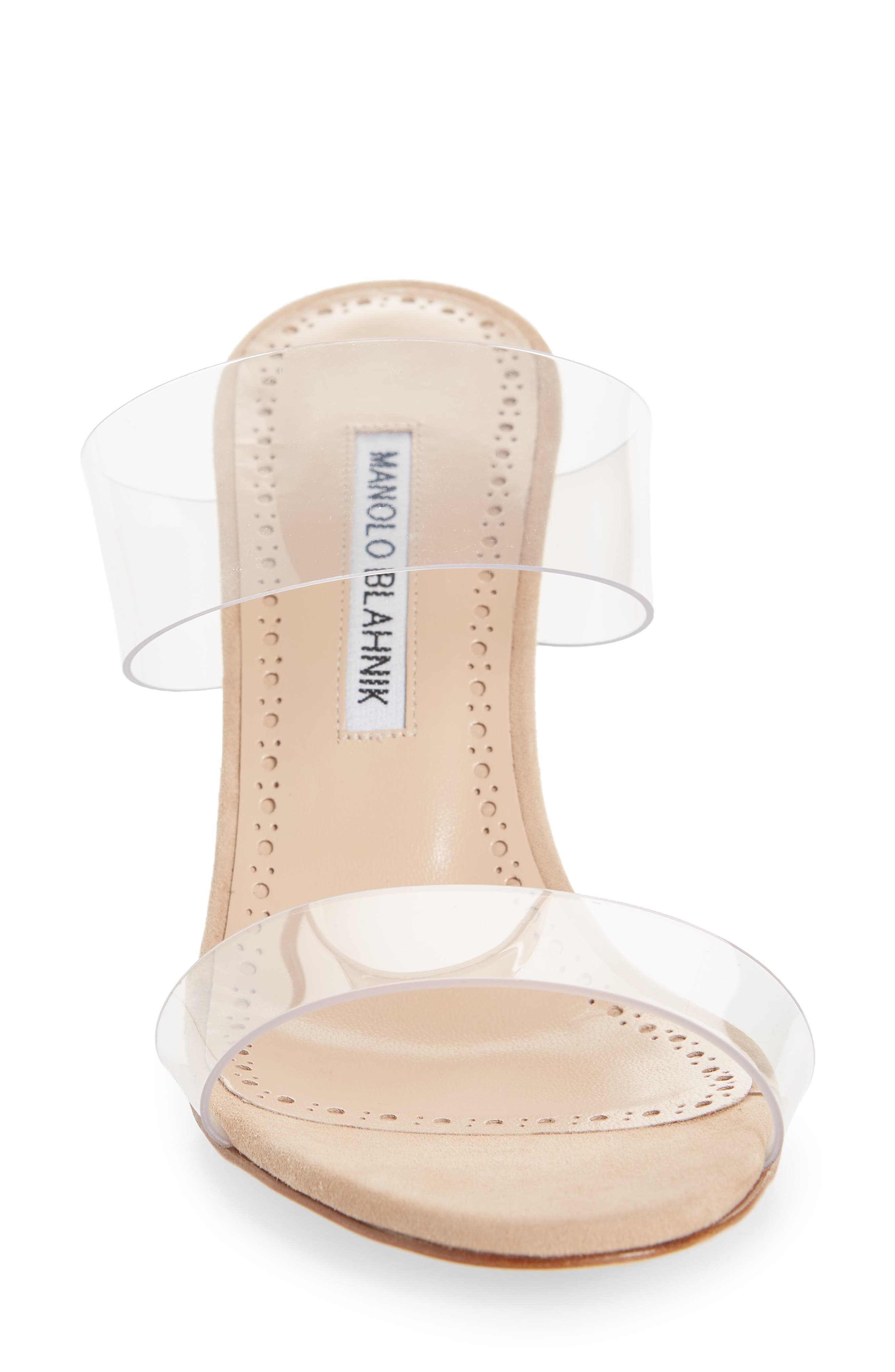 Scolto Transparent Strap Sandal, Alternate, color, NUDE