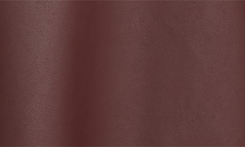 Mm By Max Mara Hidesia Faux Leather Dress In Burgundy