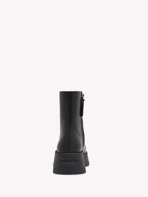 Shop Gianvito Rossi Montey Bootie In Black Calf